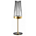 Waterford Pleated Lighting Table Lamp Clear 110v